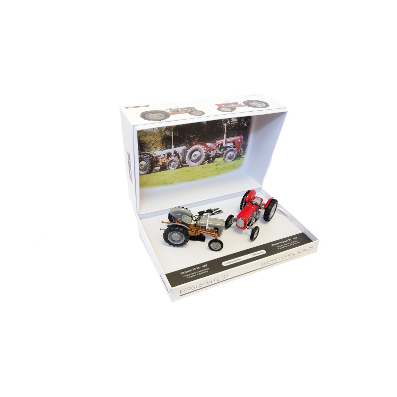 Massey Ferguson 35 en Ferguson 35 Limited Edition 1000 stuks - 1:32